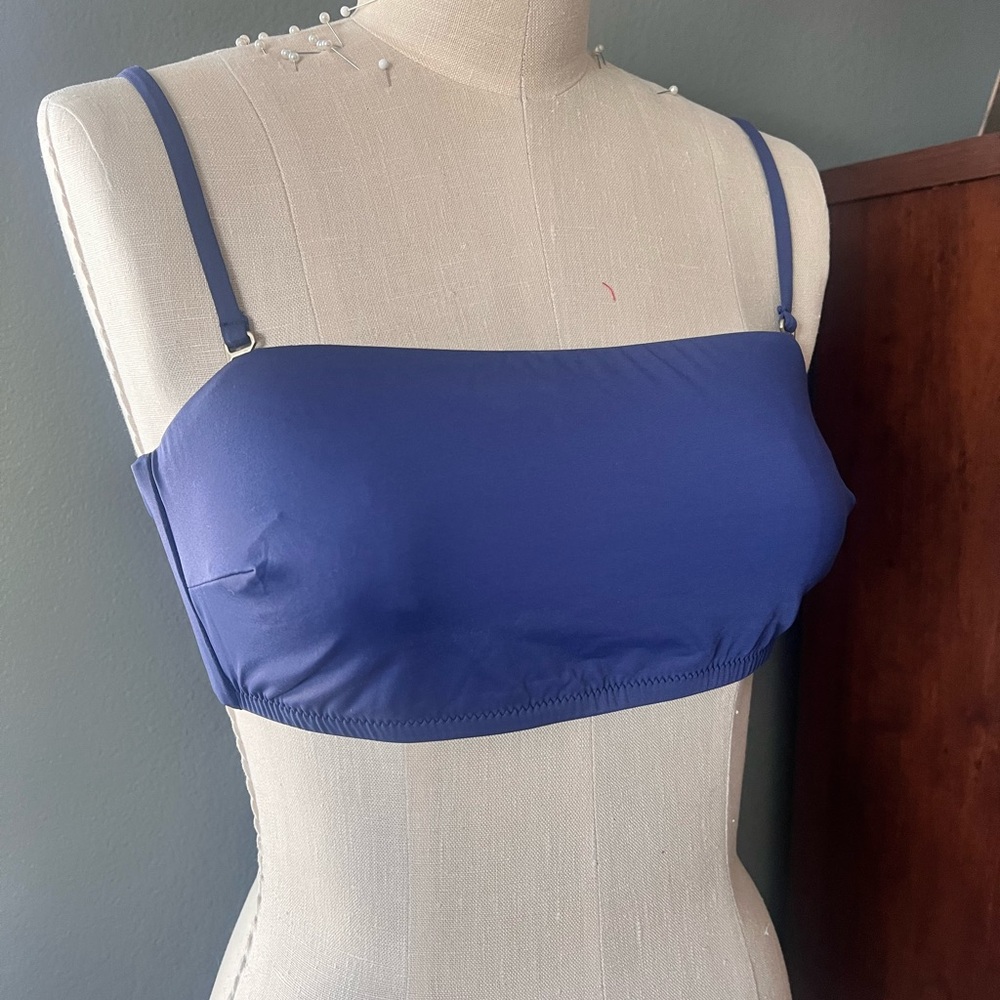 Vitamin A. Bikini top, navy blue, vitamin a brand. New without tags.